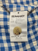 BEAMS BOY / ストレッチ サッカー ギンガム スラックス