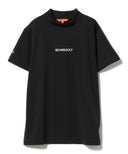BEAMS GOLF / レコード バッグプリント モックネック シャツ