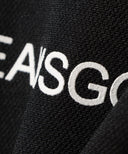 BEAMS GOLF / レコード バッグプリント モックネック シャツ