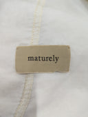 maturely / Side Cut Off Jersey Pants