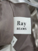 Ray BEAMS / メタリック タック フレア スカート