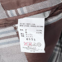 BEAMS F / 3ボタン コットン シルク チェック ジャケット