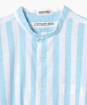 INDIVIDUALIZED SHIRTS × BEAMS BOY / 別注 バンドカラー シャツ