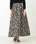 THE IRON / レオパード ジャガード スカート