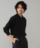 ELACIO / カノコ ロングスリーブ ポロシャツ