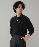 ELACIO / カノコ ロングスリーブ ポロシャツ