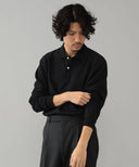 ELACIO / カノコ ロングスリーブ ポロシャツ
