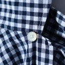 BEAMS / ルーズフィット ギンガムチェック オープンカラー シャツ