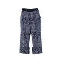 maturely / Flower Jacquard Fringe Slacks