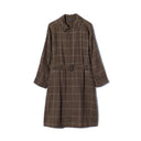 INVERTERE × BEAMS F / 別注 ウインドウペーン ベルテッド ステンカラーコート