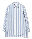 ES:S / ストライプ ロングテールシャツ