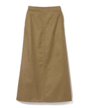 Demi-Luxe BEAMS / Cotton Chino Cloth Long Skirt