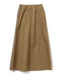 Demi-Luxe BEAMS / Cotton Chino Cloth Long Skirt