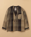 BEAMS LIGHTS / エクストラウーブン チェック カーディガン ジャケット