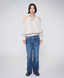 BEAMS JAPAN / カッタウェイ ショルダー スウェットシャツ