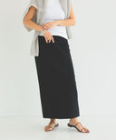 Demi-Luxe BEAMS / シンプル タイト ニットスカート .M