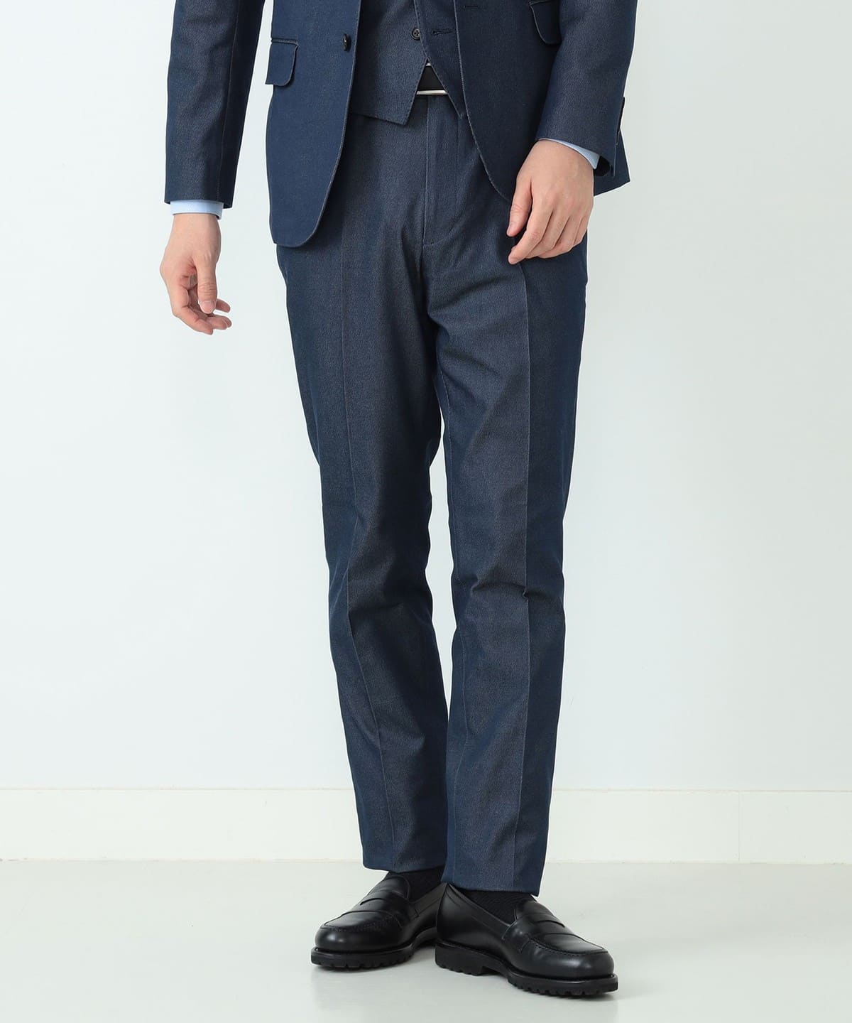 BEAMS HEART / ストレッチデニム ノープリーツ スラックス 24SS(S~XL