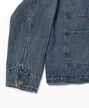 B:MING by BEAMS / ノーカラー リサイクルデニム ジャケット
