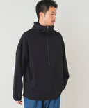 BEAMS / レイズド ハーフジップ フーディ