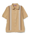 BEAMS GOLF / ポリエステルニット キューバシャツ