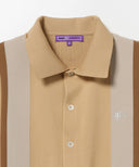 BEAMS GOLF / ポリエステルニット キューバシャツ