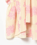 maturely / Flower Jacquard Smock