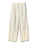 Demi-Luxe BEAMS / ソフト ドレープ タックパンツ