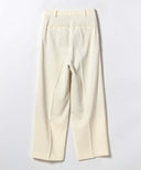 Demi-Luxe BEAMS / ソフト ドレープ タックパンツ