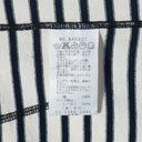 A / ボーダー フルジップ パーカ