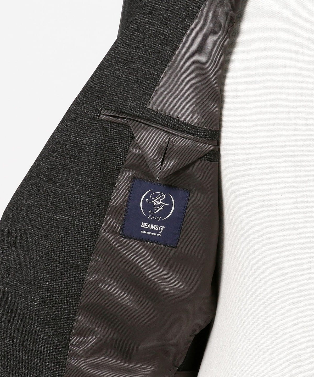 BEAMS F / CANONICO ソリッド スーツ / 44 / CHACOAL – BEAMS digroo
