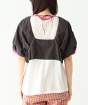 BEAMS BOY / バックトゥフロント コットン ボレロ ショートスリーブ