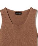 ROBERTO COLLINA × Demi-Luxe BEAMS / 別注 スリット ノースリーブ ニットドレス