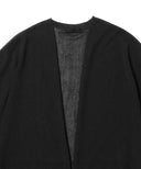 Demi-Luxe BEAMS / 18ゲージ 5分袖 ロングカーディガン