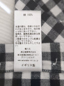 BEAMS F × DRAKES / 別注 ブラックギンガムチェック ボタンダウン シャツ