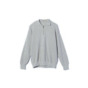 Crepuscule / Moss Stitch Half Zip Polo Shirt