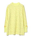 BEAMS BOY / フラワー ワッフル ロングスリーブ カットソー