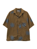 BEAMS LIGHTS / Banksia Print Open Collar Shirt