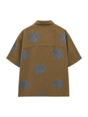 BEAMS LIGHTS / Banksia Print Open Collar Shirt