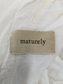 maturely / Side Cut Off Jersey Pants
