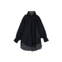 Demi-Luxe BEAMS / オーガンジー リボンブラウス