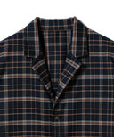 BEAMS LIGHTS / ラペルド チェック シャツブルゾン