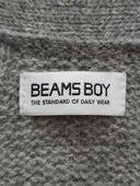 BEAMS BOY / シェットランド Vネック カーディガン