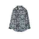 AiE / 総柄 オープンカラーシャツ