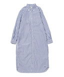 BEAMS BOY / ストライプ ボタンダウン ワンピース ロングスリーブ