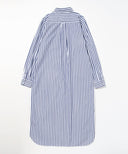 BEAMS BOY / ストライプ ボタンダウン ワンピース ロングスリーブ
