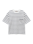 BEAMS LIGHTS / エクストラ ヘビーウェイト ボーダー ポケット Tシャツ