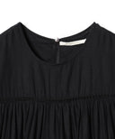 ne Quittez pas × Demi-Luxe BEAMS / 別注 ボイルパネル ロングスリーブ ワンピース