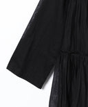 ne Quittez pas × Demi-Luxe BEAMS / 別注 ボイルパネル ロングスリーブ ワンピース