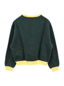 BEAMS BOY / 2トーン スウェット カーディガン