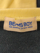 BEAMS BOY / 2トーン スウェット カーディガン